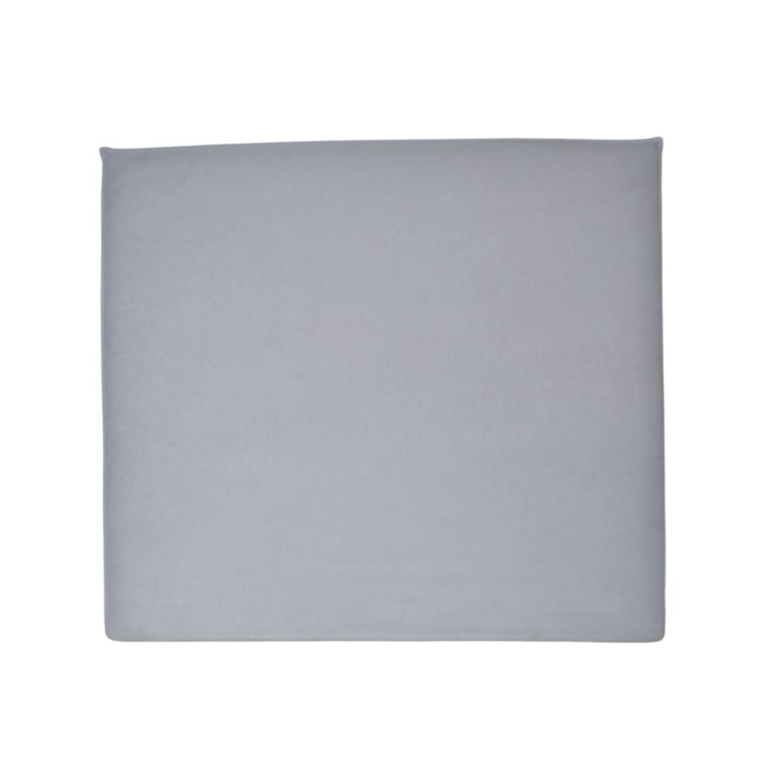 Respaldo de Cama 2 Plazas Velvet Gris Piedra