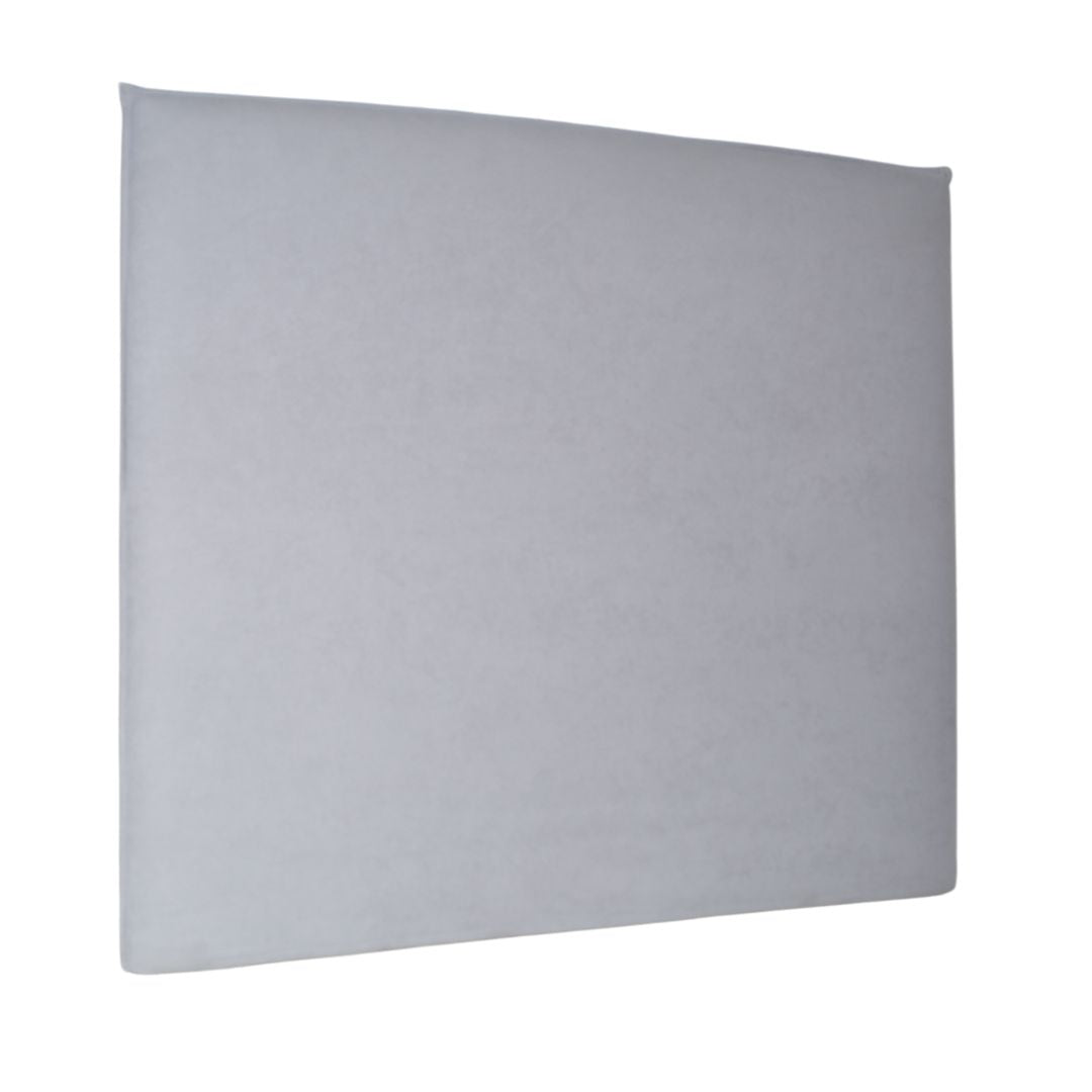 Respaldo de Cama 2 Plazas Velvet Gris Piedra