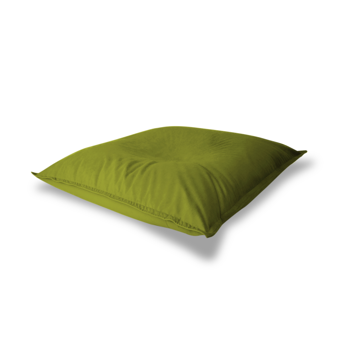 Puff Cojín 130x130 cm Lona Verde