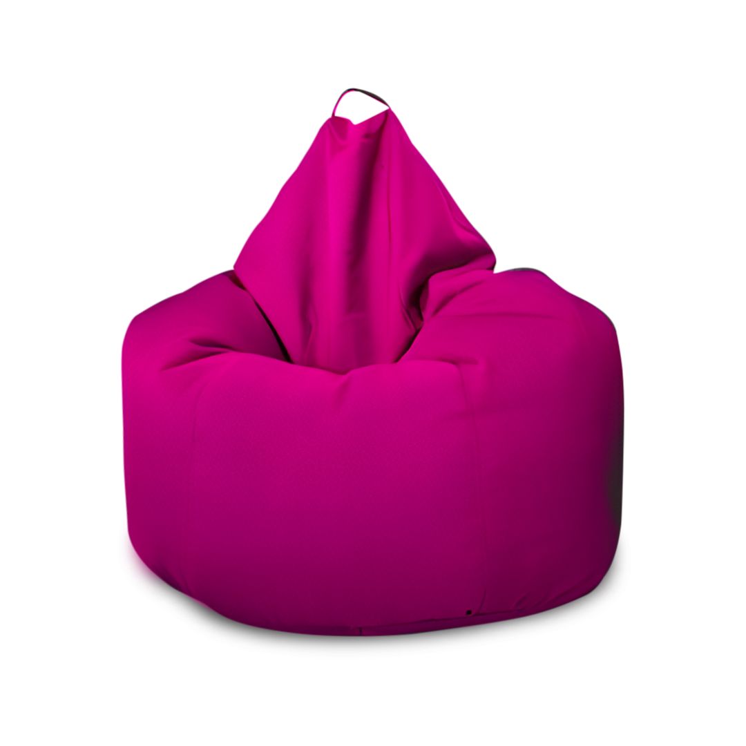 Puff Pera Adulto Gabardina Fucsia