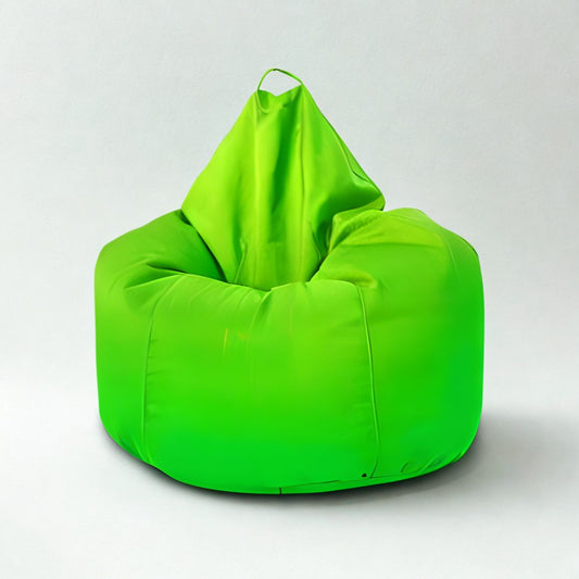 Puff Adulto Oxford Verde Fluor con Relleno