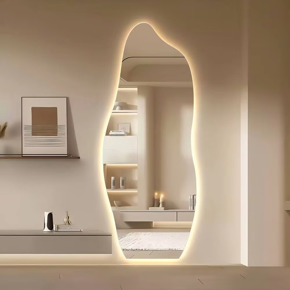 Espejo Led Cuerpo Pedestal 170x69 cm.