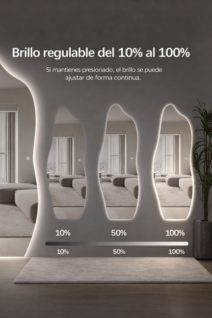 Espejo Led Cuerpo Pedestal 170x69 cm.