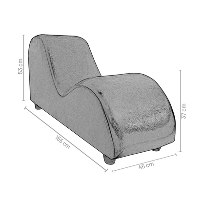 Sillón Tantra Simil Cuero Negro